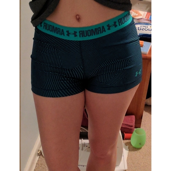 SOLD Under Armour Spandex Running Shorts - Picture 2 of 4